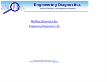 Tablet Screenshot of engineeringdiagnostics.com